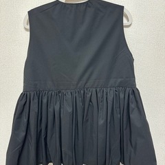 coca Vネックギャザーベスト　Lサイズの画像