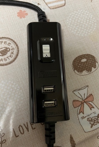 ヤマダ電機　1人用　こたつセット リクライニング付き椅子（USB二口コンセント)