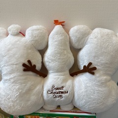 【早い者勝ち！】ティズニー ミッキーミニー オラフコラボ クッションの画像