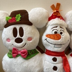 【早い者勝ち！】ティズニー ミッキーミニー オラフコラボ クッションの画像