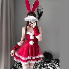 サンタ コスプレ クリスマス ５点セット 仮装 コスチューム パーティ イベントの画像