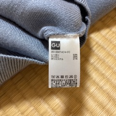 【お取り引き決定】GUレディースニットの画像