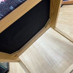 【REGASTOCK川崎店】北欧風 チェア ナチュラル×ブラウン系④の画像