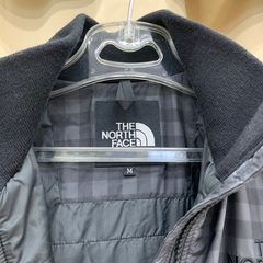 ☆ドリーム2号館☆⭐ジモティー割引⭐NORTH FACE Qスリージャケット MA-1 中綿　チェック/Mの画像