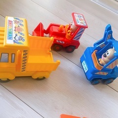 ジョイパレット(JOYPALETTE)アンパンマン くるまだいすき 工事車両セットの画像