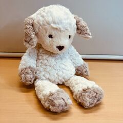 ふわふわひつじぬいぐるみ（約35cm）の画像