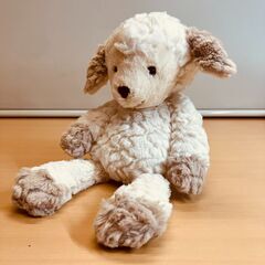 ふわふわひつじぬいぐるみ（約35cm）の画像