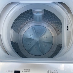 洗濯機　2023年製　【美品】TOSHIBA  AW-6GA2 6kg　小倉北区の画像