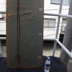 大型長方形高級額縁 アクリル板付 マット入 浮世絵や扁額や書作品等向き 取りに来ていただける方 受け渡し日時自由の画像