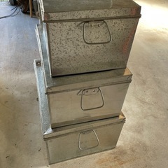 トタンボックス大.中.小3個セット 　
の画像