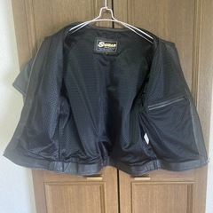 【Y00031】S:GEAR（エスギア）パンチングレザージャケット　Mの画像