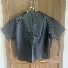 【Y00031】S:GEAR（エスギア）パンチングレザージャケット　Mの画像