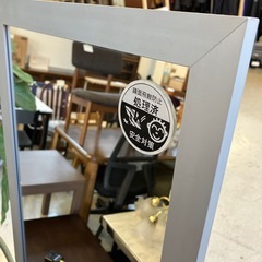 A2511-002 全身ミラー 姿見 鏡 シルバー キズ汚れ有りの画像