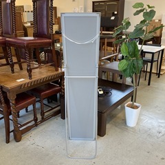 A2511-002 全身ミラー 姿見 鏡 シルバー キズ汚れ有りの画像