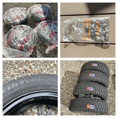 スタッドレスタイヤホイールセット　155/65R14　の画像