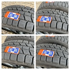 スタッドレスタイヤホイールセット　155/65R14　の画像