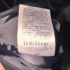 着用3回以下 美品 3L Betty Boop ファーブルゾン 冬着 アウター パーカー ジャケット ベティちゃん 大きいサイズ 男女兼用 ユニセックスの画像