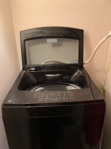 【美品】ニトリ 6kg 全自動洗濯機 NTR60 BKN (2023年12月購入)