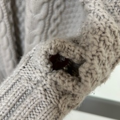 niko and… アラン柄Vネックニットワンピース　レディース　服の画像