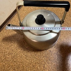 昭和　大きめやかんの画像