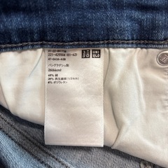 ユニクロレディースデニムの画像
