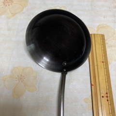 ステンレスのお玉の画像