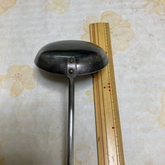 ステンレスのお玉の画像