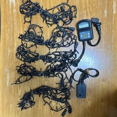LEDイルミネーションとタイマーのセットの画像