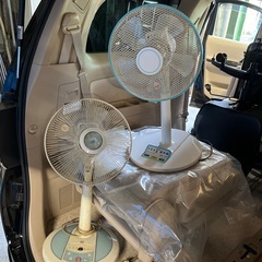 扇風機　2台の画像