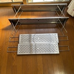 アウトドア　ファイヤープレイステーブル　コールマンの画像