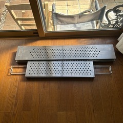 アウトドア　ファイヤープレイステーブル　コールマンの画像