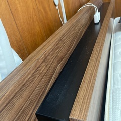 ベッド大人2人用マットレスつきの画像