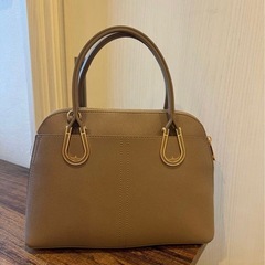 レディースバッグ2Wayバッグ　グレージュの画像