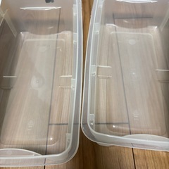 蓋付きクリアボックス2個セット①
の画像