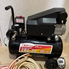 オイル式 エアーコンプレッサー 25L EBS-25の画像
