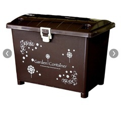 ガーデンコンテナ1個　ベランダなど物入れにいかが？の画像