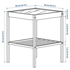 ベッドサイドテーブルの画像