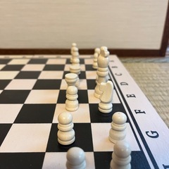 チェス　木製の画像