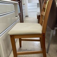 J5834【リユースのサカイ柏店】　ダイニングチェア　IKEA　クリーニング済みの画像