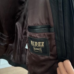 RIDEZ レザージャケット　ライダース の画像
