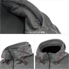 komine バイクジャケット　グレーの画像