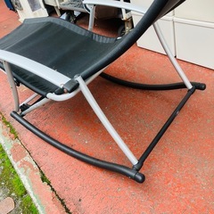 アルミ製 フォールディングロッキングチェア イス チェア 折りたたみ椅子 アウトドア の画像