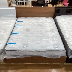 トレファク神戸南店】Serta クイーンベッド(シミ有)です‼︎【取りに来られる方限定】の画像