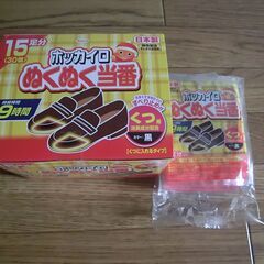 値下げ、電気式カイロ＋くつホッカイロ20足の画像