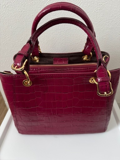 新品未使用 サマンサタバサ2wayハンドバッグ NEOルイーザ(クロコVer.)