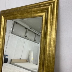 R98 IKEA ゴールドミラー　の画像