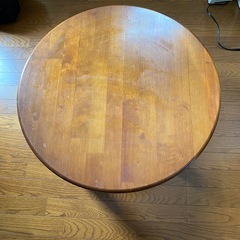 丸いちゃぶ台の画像