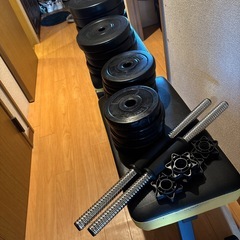 ダンベル40kg&ベンチセット　の画像