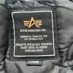 ALPHA INDUSTRIESのフーデッドリブジャケットの画像