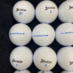 スリクソン AD333 ホワイト 24球の画像